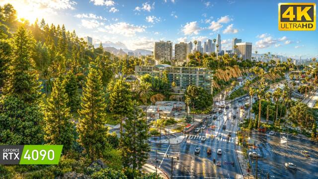 GTA 5 Enhanced with 500,000 REAL LOS ANGELES Trees Looks Real(NVE + QuantV + Chromatix)