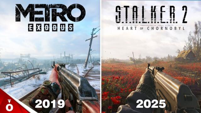 STALKER 2: Heart of Chornobyl vs. Metro Exodus: PS5 Version Comparison