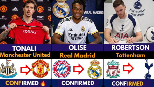 🚨DONE DEAL ? CONFIRMED TRANSFER NEWS AHEAD OF SUMMER TRANSFER WINDOW 2025, Tonali 🔥, Olise  ✅️, Robe