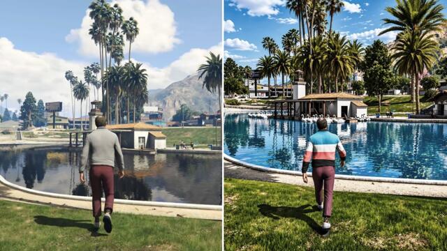Los Santos Reimagined | GTA 5 Vanilla vs 5REAL Overhaul