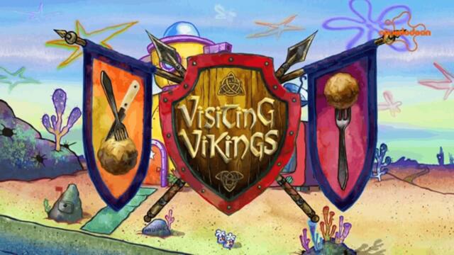 Шоуто на Патрик Звездата С04 Е10 - На гости на викингите; Твърде късното шоу на Планктон | Бг аудио