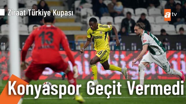 Bahadır Güngördü, Fenerbahçe'ye geçit vermiyor - Konyaspor 0-0 Fenerbahçe | Ziraat Türkiye Kupası
