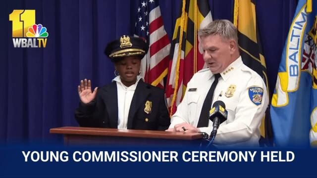 11-year-old becomes police commissioner for a day