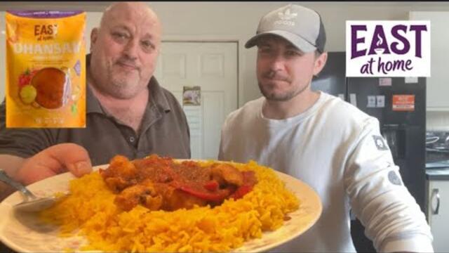 Trying the New Dhansak Curry from East at Home!