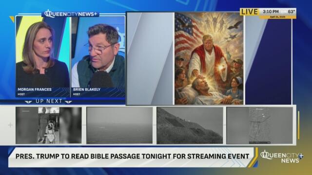President Trump to read Bible passage during streaming event