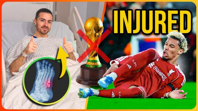 7 Top Players Who Will MISS The World Cup Due To Injury