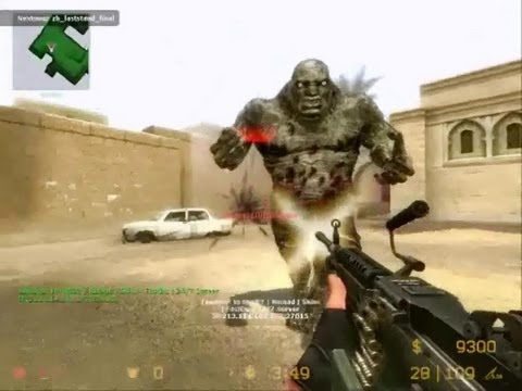 Counter Strike Source Zombie Horror boss fight