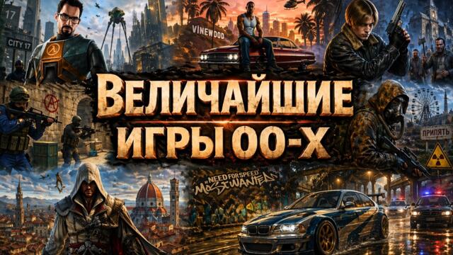 ТОП-40 игр 2000-х, КОТОРЫЕ ИЗМЕНИЛИ ИНДУСТРИЮ! Лучшие игры поколения
