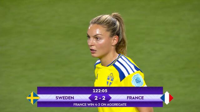Sweden vs France | HIGHLIGHTS | 120 Thrilling Minutes | NATIONS LEAGUE WOMEN 3RD PLACE 2025