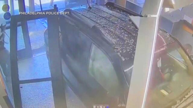 6 Injured When Man Crashes SUV Into Philadelphia Police Station