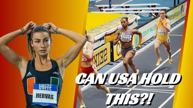 Spain SHOCKS Team USA in Women’s 4x400m Relay Final | Blanca Hervás vs Bailey Lear | World Athletics