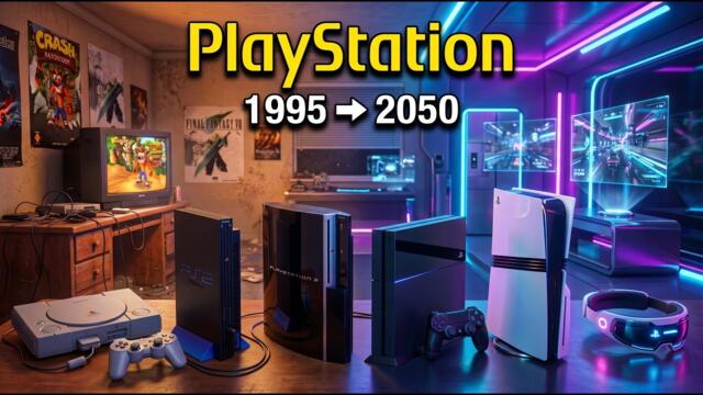 Evolution Of PlayStation & Price Comparison 1995–2050 | From Retro to Neural Console 🎮