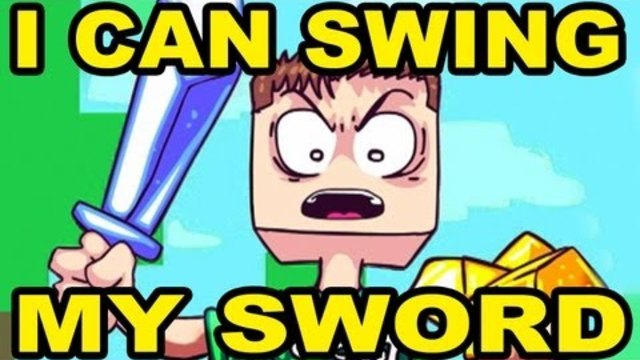 I CAN SWING MY SWORD! (Minecraft Song)