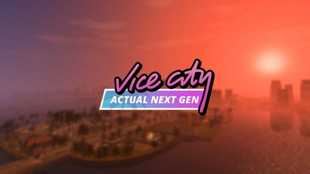 Grand Theft Auto Vice City Actual NextGen Edition Project Trailer 3!