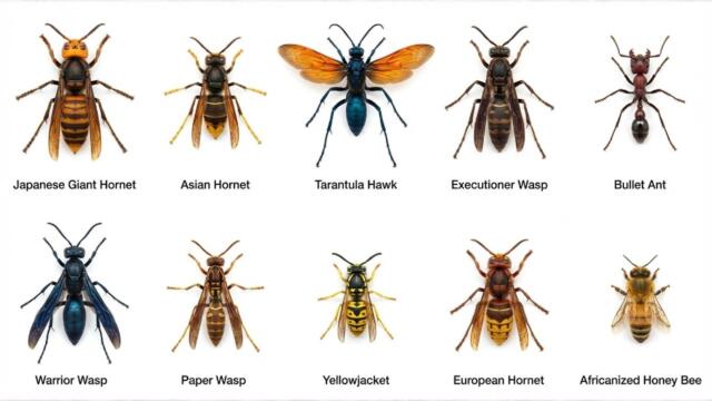 The 10 Most Dangerous Wasps in the World  Ranked