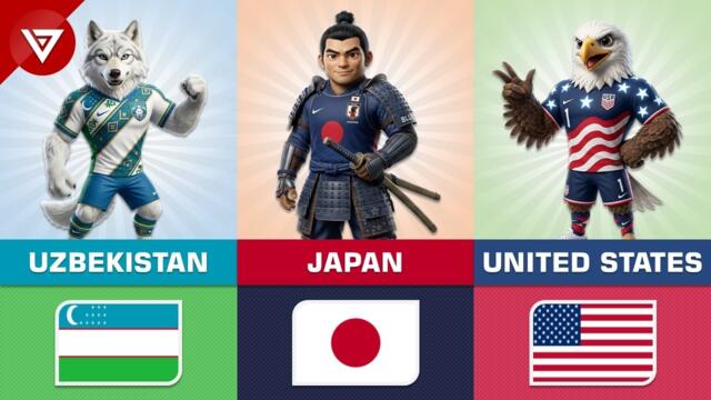 ALL 48 Teams Nicknames FIFA World Cup 2026 🌍 | Every Country & Their Famous Names!