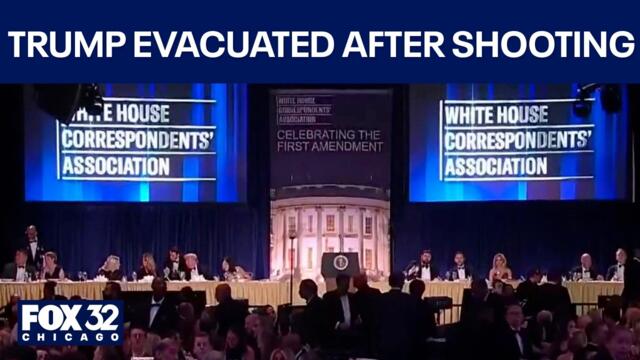President Trump evacuated after shooting at correspondents' dinner