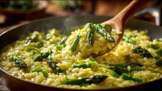 Risotto Primavera! Facile, veloce e così delizioso che lo farai tutti i giorni!