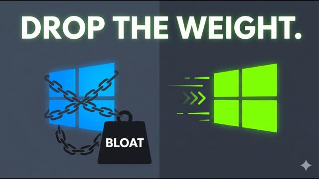 Debloat Windows 11 in 4 Minute (No RegEdit or PowerShell)