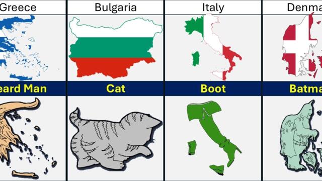 Countries Map That Looks Picture