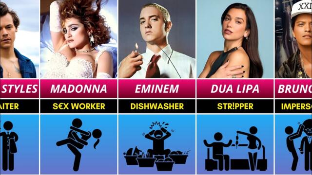 Music Artists Jobs Before They Were Famous