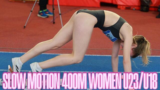 SLOW MOTION 400M WOMEN RUSSIAN U23 CHSMPIONSHIP