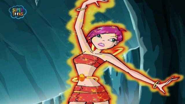 Winx Club 3x17 - Tecna's 1st Enchantix Transformation (Bulgarian Voice-Over - Super Toons TV)