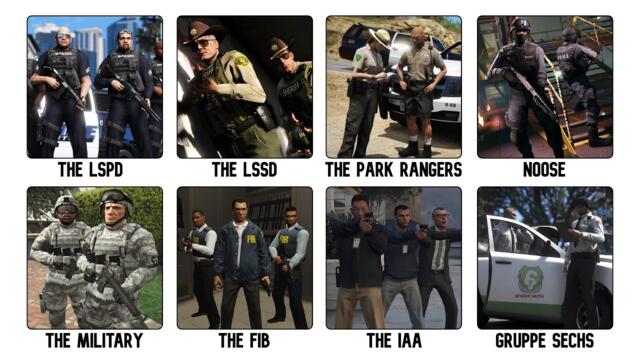 Every Police Force In GTA 5 Explained