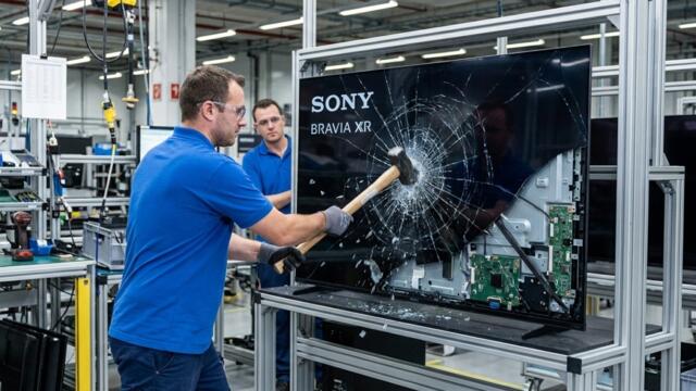 Sony Bravia XR 4K TV Teardown: Full Internal Destruction & Hidden Engineering Secrets