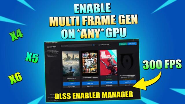The Game Changer: Enable Multi Frame Generation on ANY GPU😯!