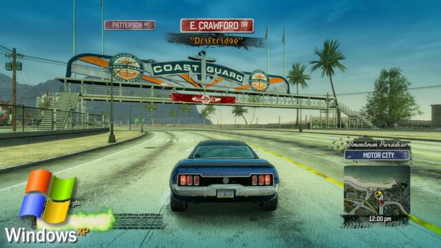 Burnout Paradise on Windows XP in 2026
