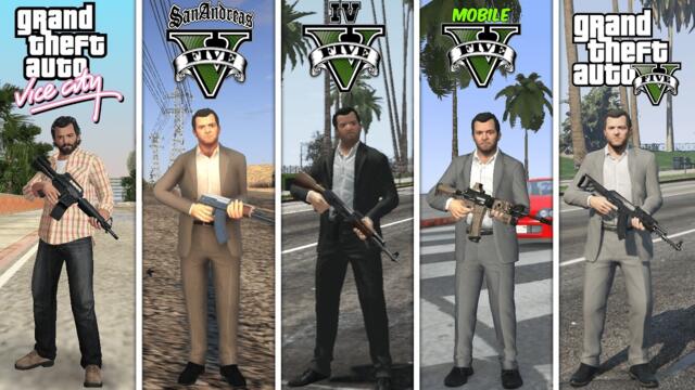 Evolution Of Michael De Santa in GTA GAMES