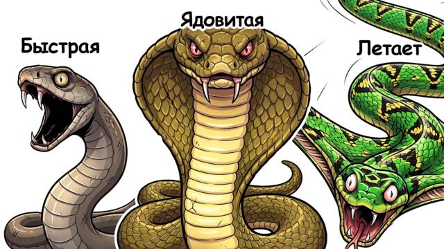Все большие ЗМЕИ за 12 минут