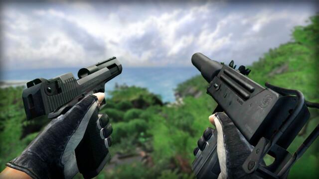 Weapons in Far Cry Commando Mod