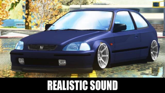 GTA SA: Realistic Honda Civic EK9 VTEC Sound | Gameplay
