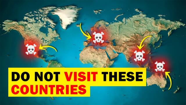 The most dangerous countries in the world by continent