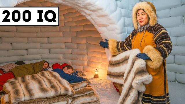 Как инуиты спят при -64°C без обогрева