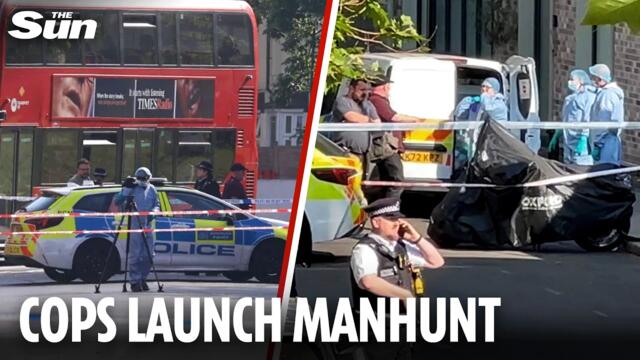 Four people injured in London shooting with one man, 25, fighting for his life