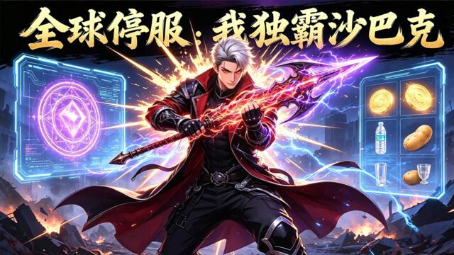 《全球停服：我獨霸沙巴克》🔥怪物降臨，遊戲世界成為現實！重生後我預知危機，瘋狂購買頂級裝備，在全球停服之際成為這末世的唯一霸主！#逆襲 #動漫 #末世 #漫劇