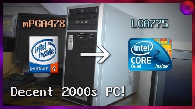 Transforming the Pentium 4 PC Build into a decent 2000s Gaming PC