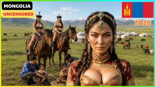 Life In MONGOLIA 2026 : The Strangest Country Where Women Have Many Lovers - Travel Documentary