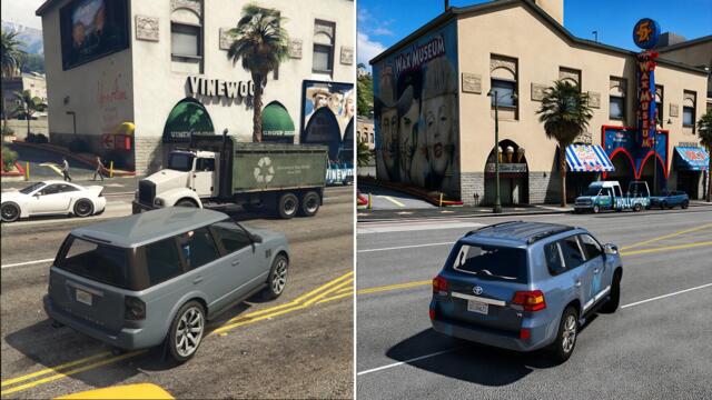 GTA 5 Vanilla vs 5REAL | The Difference is INSANE