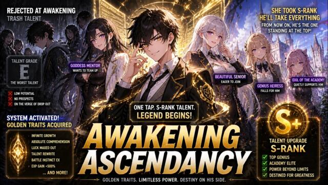 💎He Awakened the Worst Talent… Then Instantly Became S-Rank 【Awakening Ascendancy】