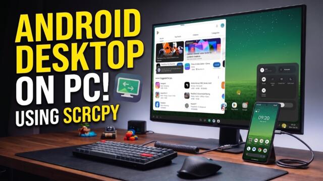 Use Android Desktop Mode on PC using Scrcpy
