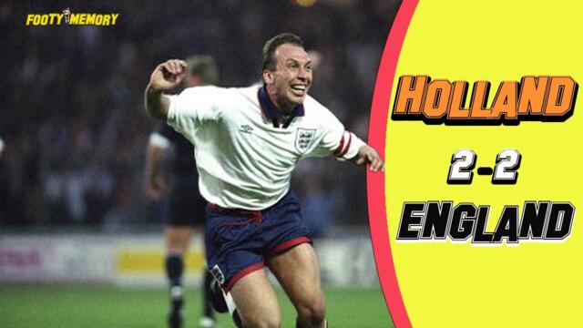 England vs Netherlands 2 - 2 Highlights World Cup Qualifier 1994