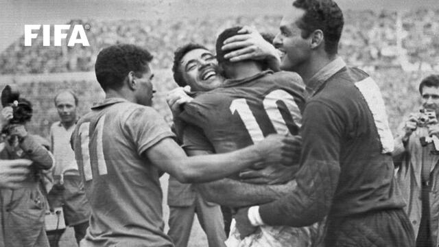 Vintage 1958 FIFA World Cup Goals & Highlights!