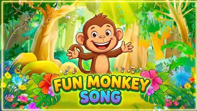 Funny Monkey Dance Song 🐵 | Детская песня с танцем и музыкой