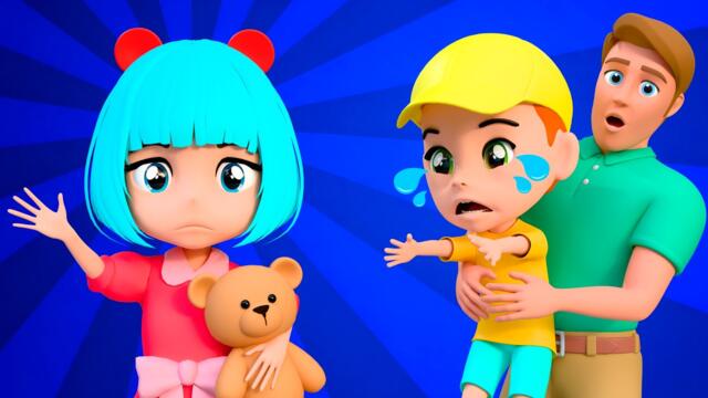 When Sister’s Away 💕 New Sibling Song | Kids Songs and Nursery Rhymes | Lights Kids 3D