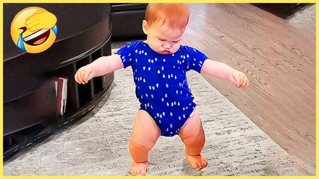 Precious Moments! Funny Baby First Step || 5-Minute Fails