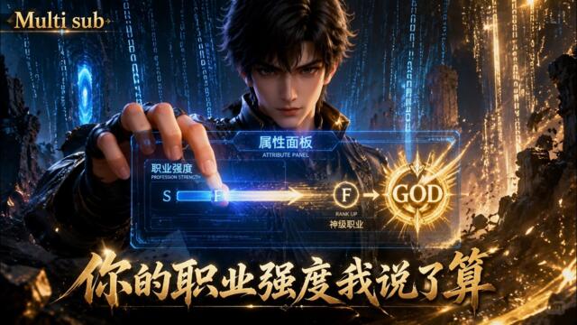 【AI Anime】💥💥💥疯了吧！这家伙能随意修改职业数据？S级剑圣被他一秒削成下水道！《你的职业强度我说了算》|Multi sub #国产动漫#次元动漫  #破界 #動漫